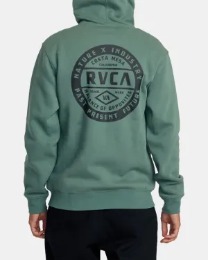 RVCA SEALED ZIP-UP HOODIE - JADE