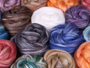 Silk/Merino Sliver Blend