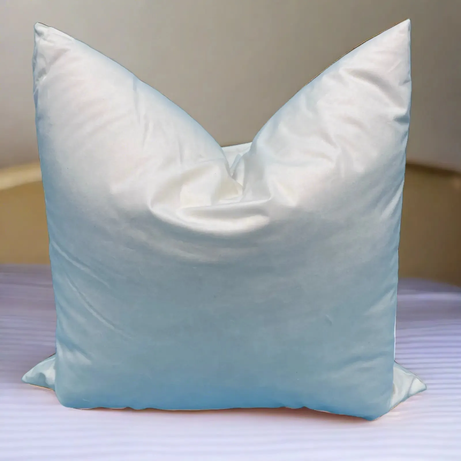 SupremeSoft™ 24" Square 100% White Goose Down Pillow Insert