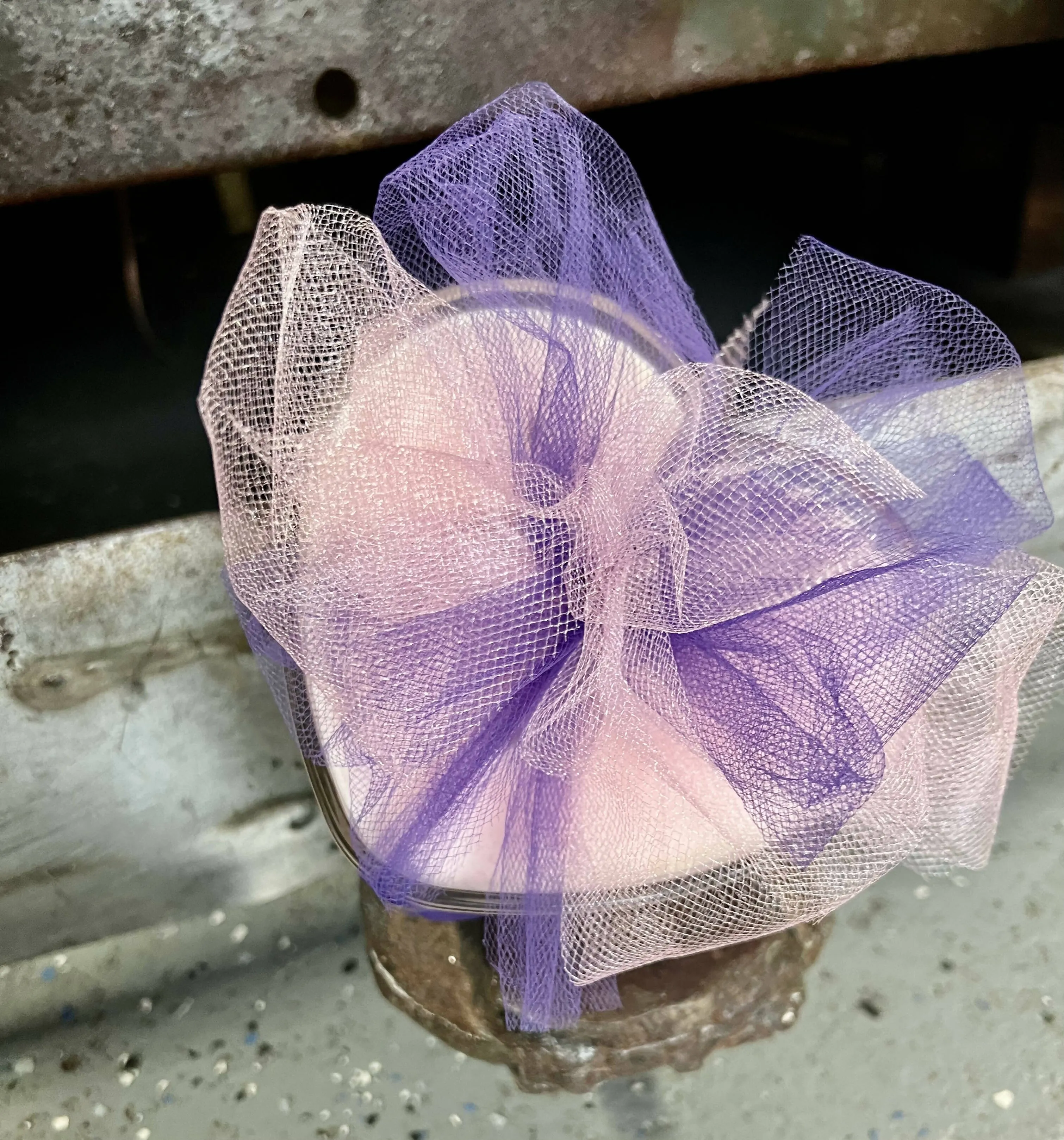 Sweet Pea Glass Candle