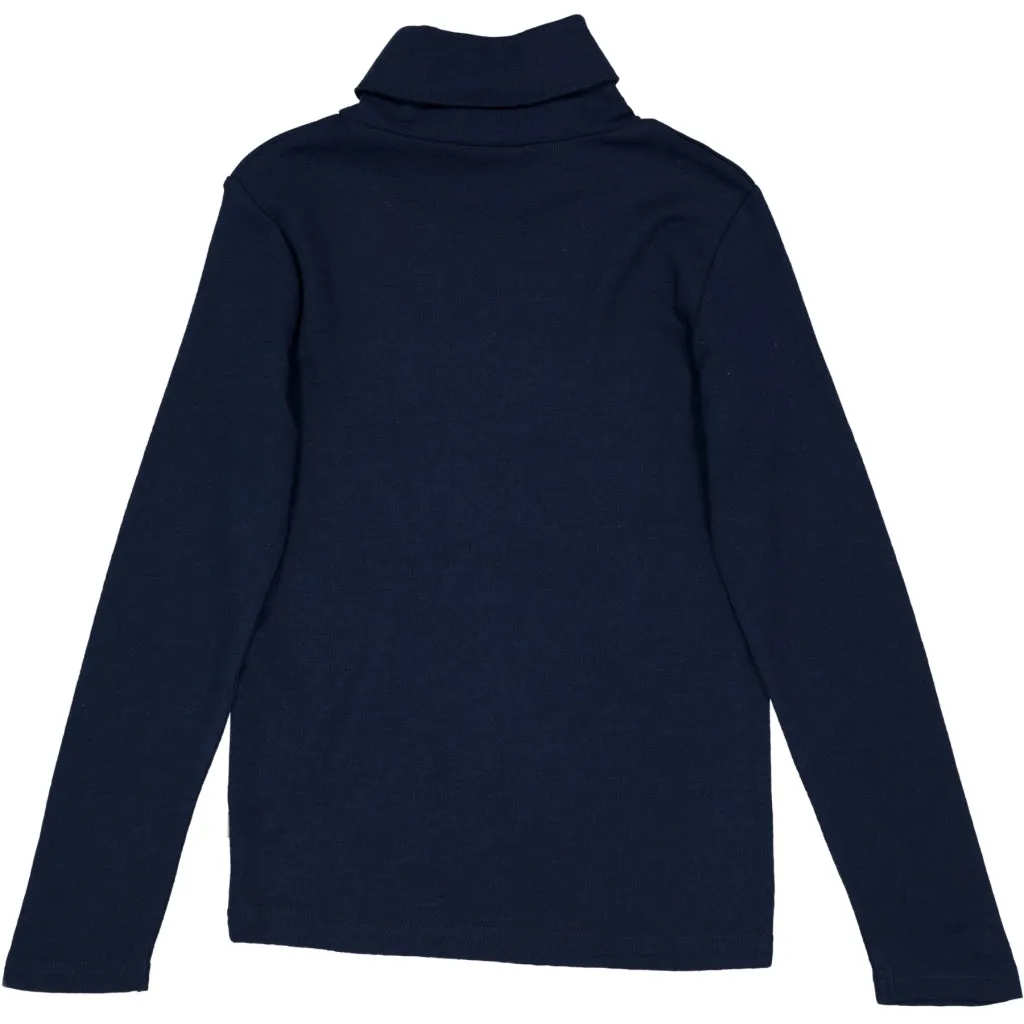 T-Shirt Roll Neck Wool