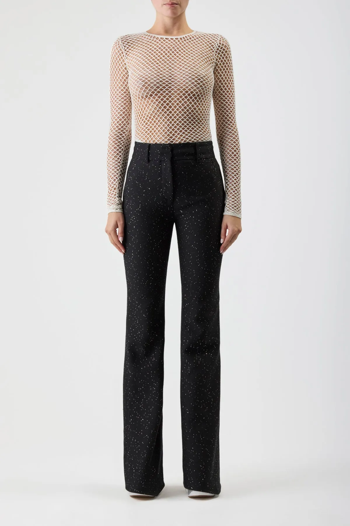 Troth Knit Top in Ivory Merino Wool