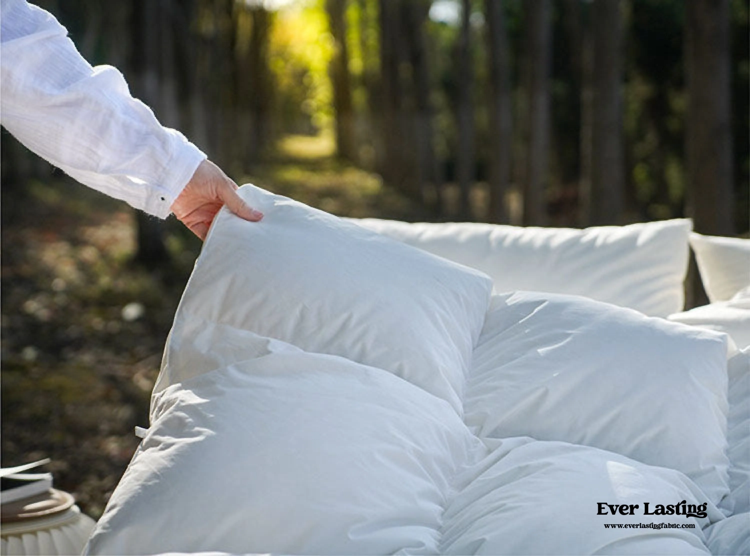 Ultra Fluffy Goose Down Duvet Insert Comforter / Purple