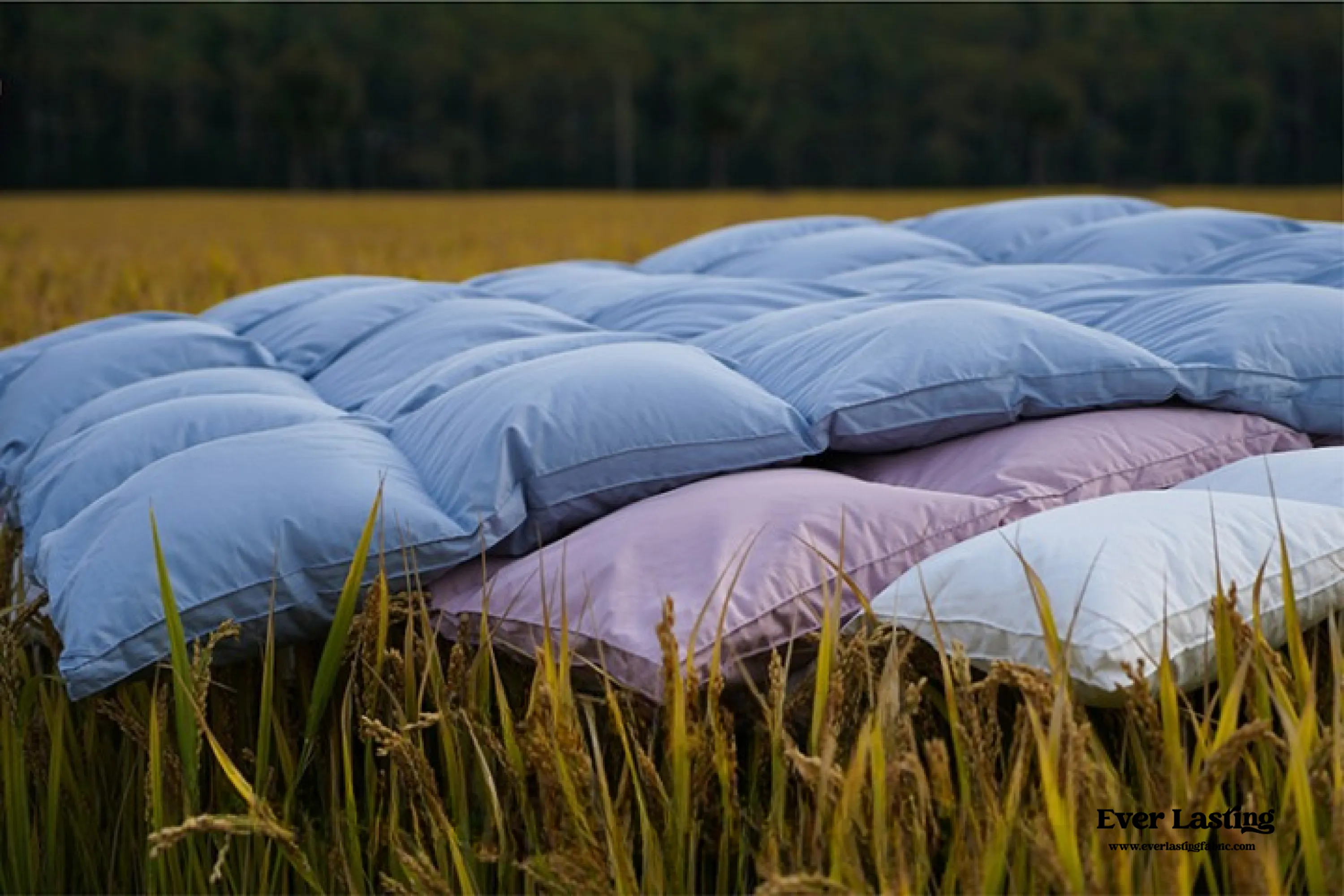 Ultra Fluffy Goose Down Duvet Insert Comforter / Purple