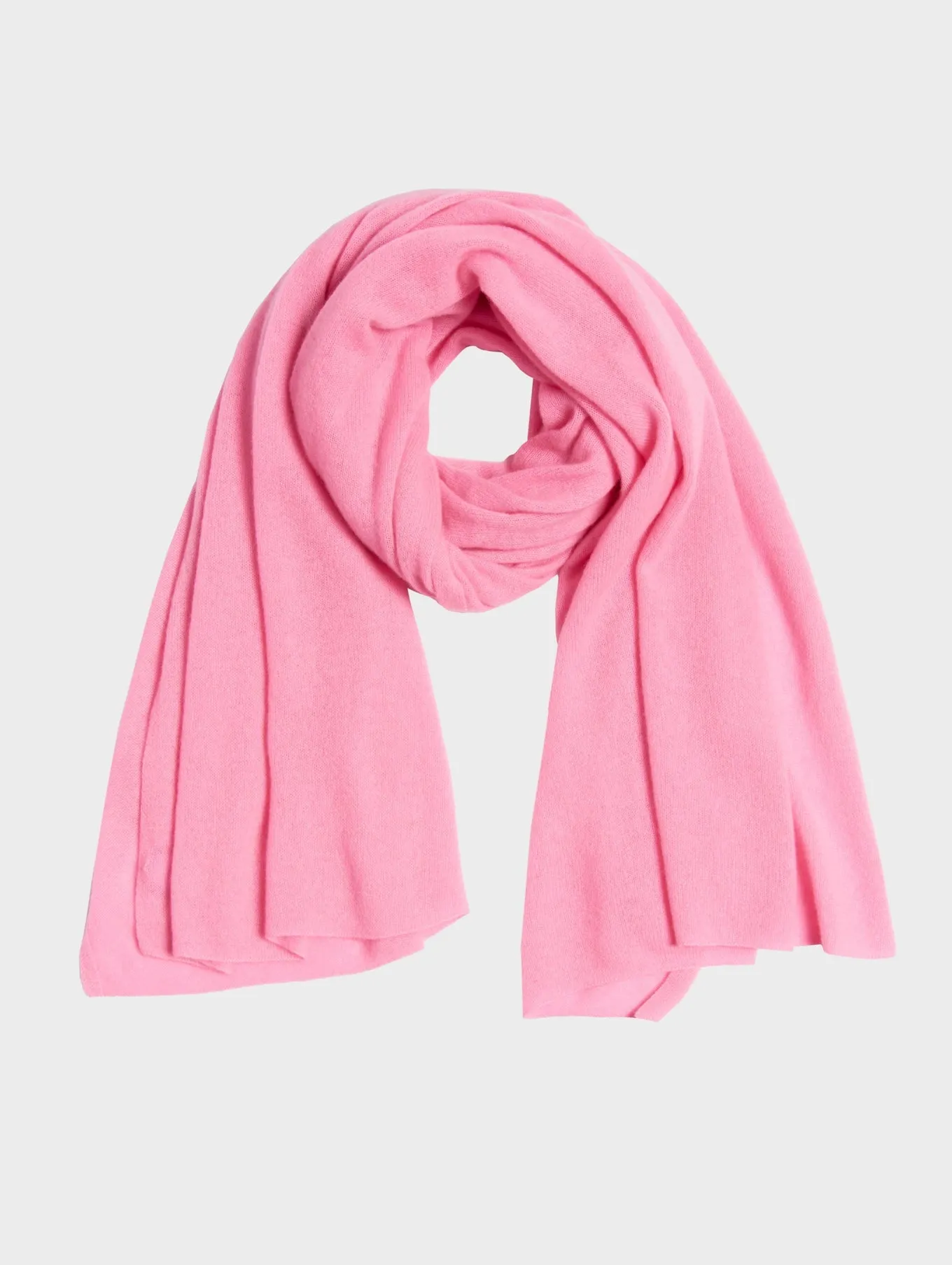 White   Warren - Cashmere Travel Wrap in Neon Peony