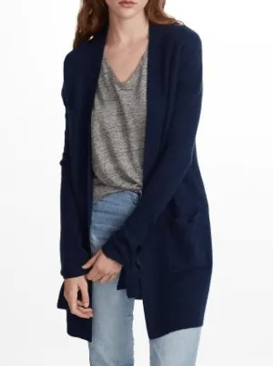 White   Warren - Tie Cuff Cardigan Admiral Heather
