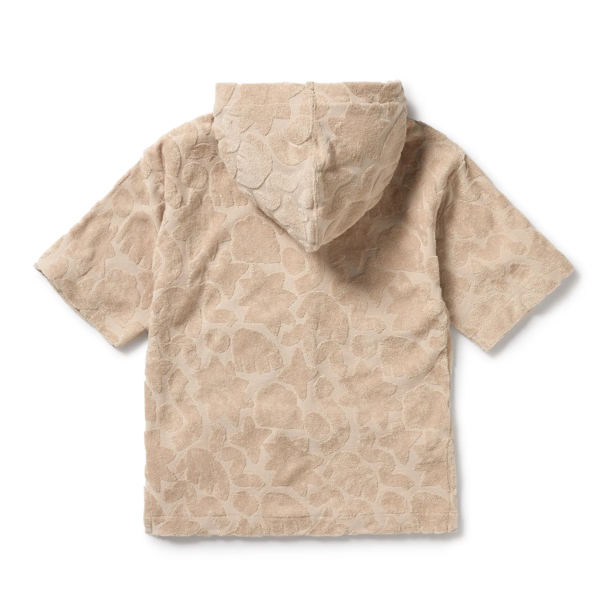 Wilson and Frenchy Pattern Play Organic Terry Hooded Towel
