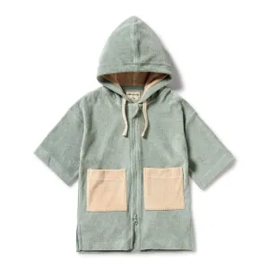 Wilson and Frenchy Pistachio Organic Terry Hooded Towel